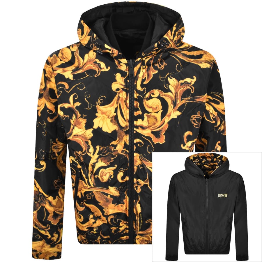 Versace Jeans Couture Reversible Jacket Black | Mainline Menswear